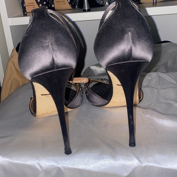 Dolce & Gabbana sexy black crystal heels size 40 Euro - Picture 8 of 10